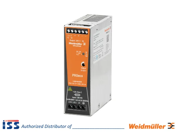 1469580000 | Bộ nguồn PRO ECO 120W 12V 10A Weidmuller | Chính hãng