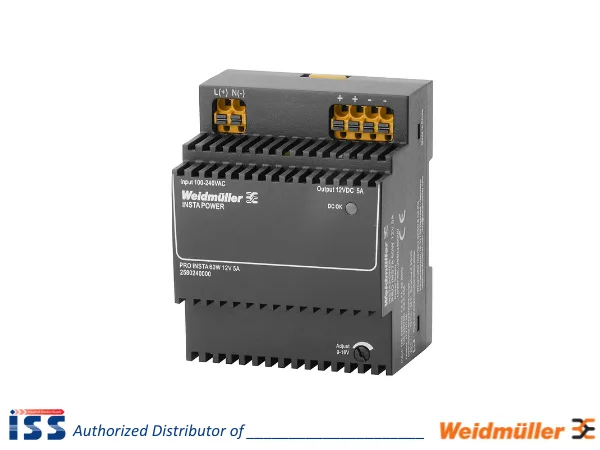 2580240000 | Power supply PRO INSTA 60W 12V 5A Weidmuller | Genuine