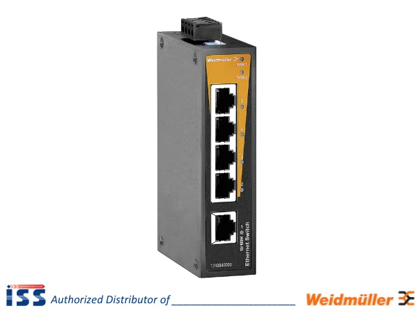 1240840000 | Bộ chia mạng 5 cổng RJ45 IE-SW-BL05-5TX Weidmuller | Chính hãng