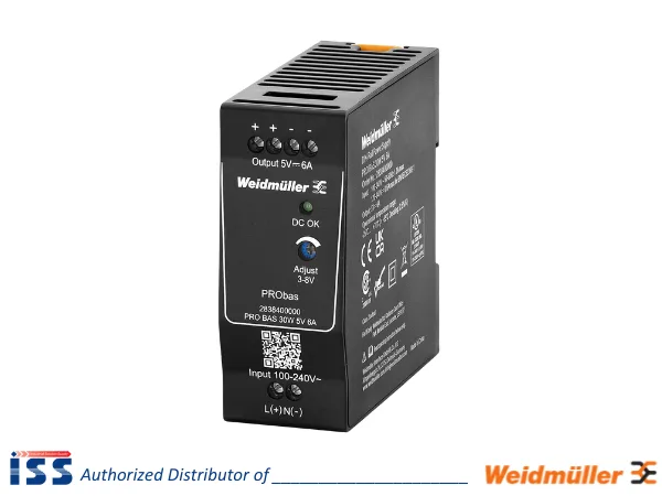 2838400000 | Power supply PRO BAS 30W 5V 6A Weidmuller | Genuine