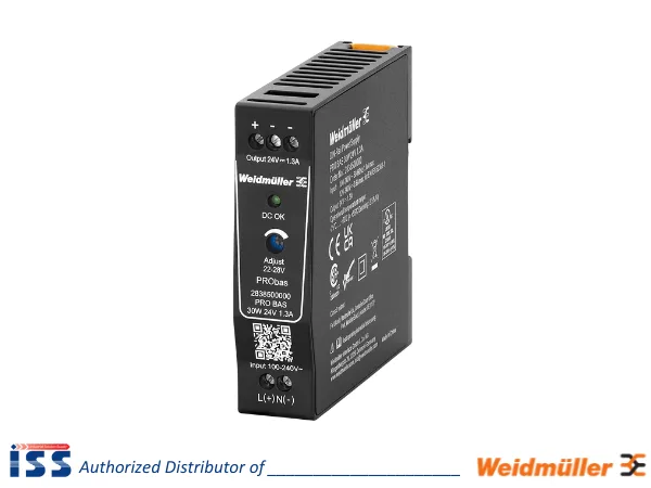 2838500000 | Power supply PRO BAS 30W 24V 1.3A Weidmuller | Genuine