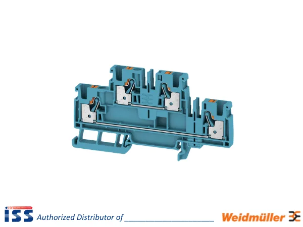 2540040000 | Terminal block type plug standard A2T 4 BL Weidmuller | Genuine
