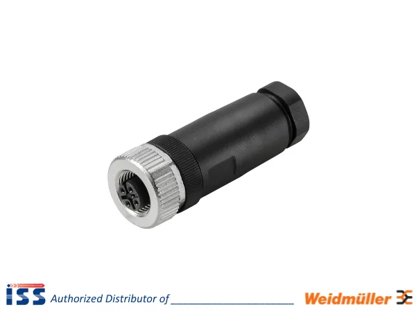 1807230000 | Straight plug SAIBGS-P-4A-6/8-M12 Weidmuller | Genuine