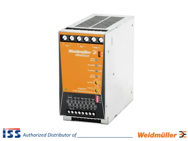 1370050010 | Unit storage electrical CP DC UPS 24V 20A/10A Weidmuller | Genuine