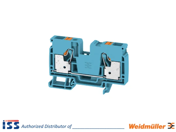 2490370000 | Cầu đấu dây Domino dạng cắm thường A2C 10 BL Weidmuller | Chính hãng