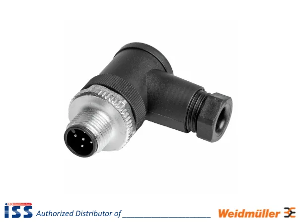 9456950000 | Giắc cắm góc SAISWS-P-5A-4/6-M12 Weidmuller | Chính hãng