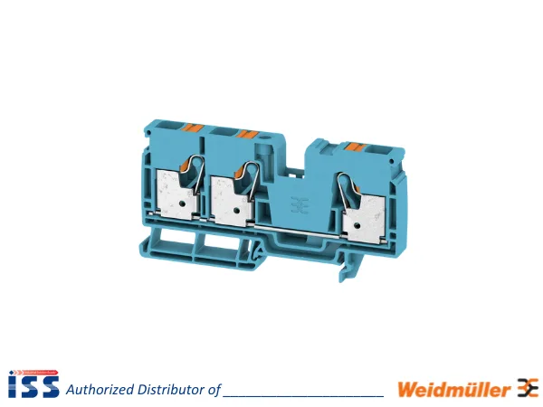 2490510000 | Cầu đấu dây Domino dạng cắm thường A3C 10 BL Weidmuller | Chính hãng
